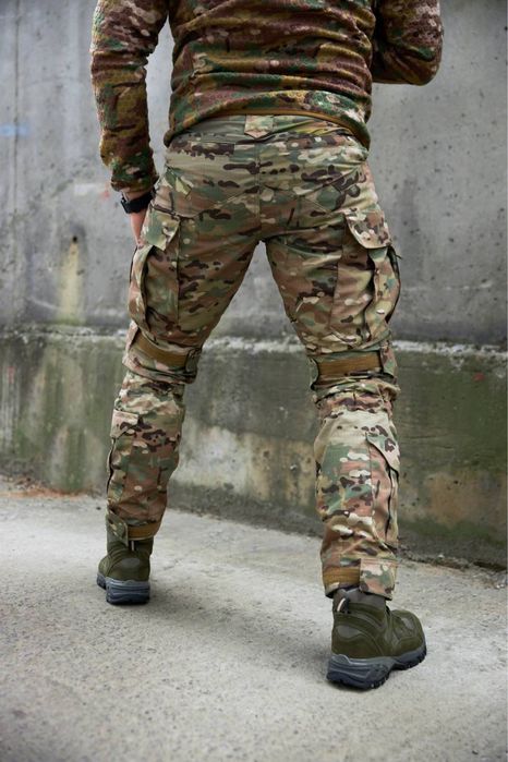 Тактично-штурмові штани KS pro gen 2 мульткам з флісовою підкладкою
