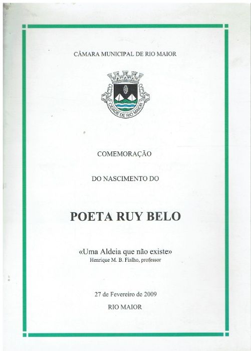 7385 - Literatura - Livros de Ruy Belo (Vários)