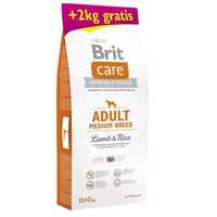 Корм для собак Brit Care Adult Medium Breed Lamb 12+2(14к) Срок 12.24