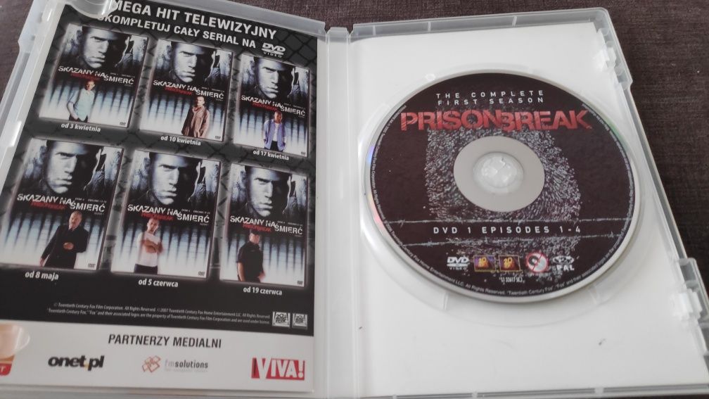 Prison Break Sezony 1-2 komplet DVD
