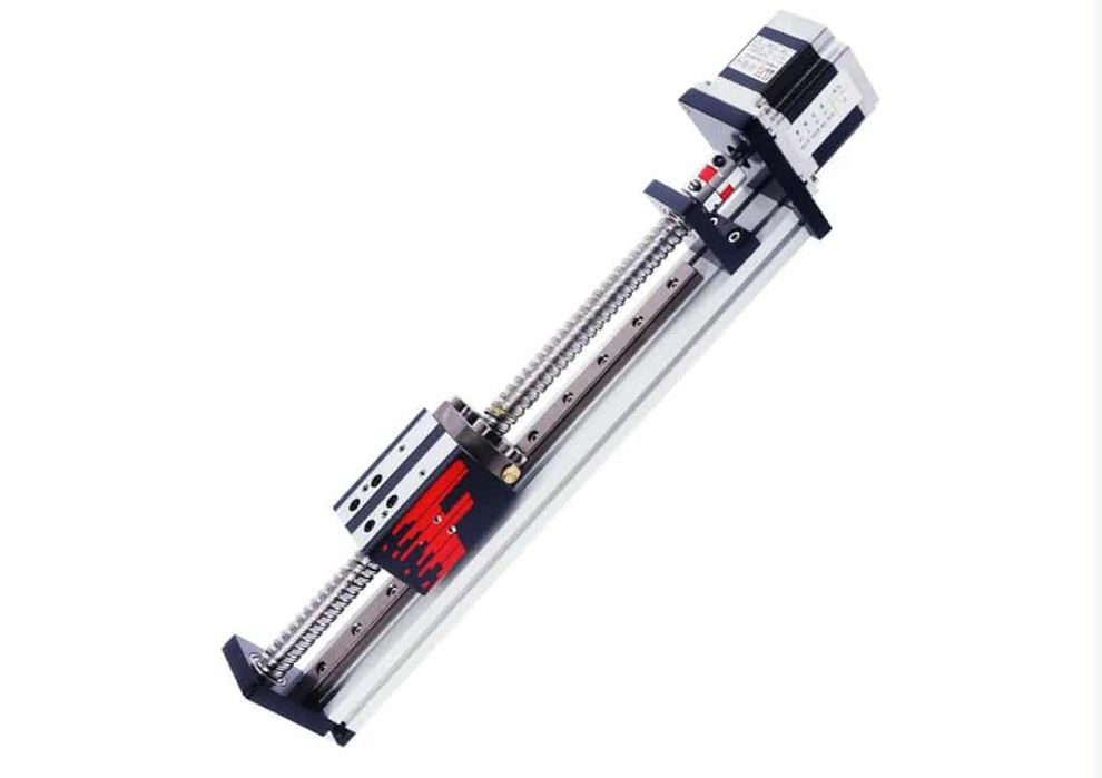 Prowadnica liniowa FUYU FSK40, CNC, śruba kulowa, z silnik krokowy Nem