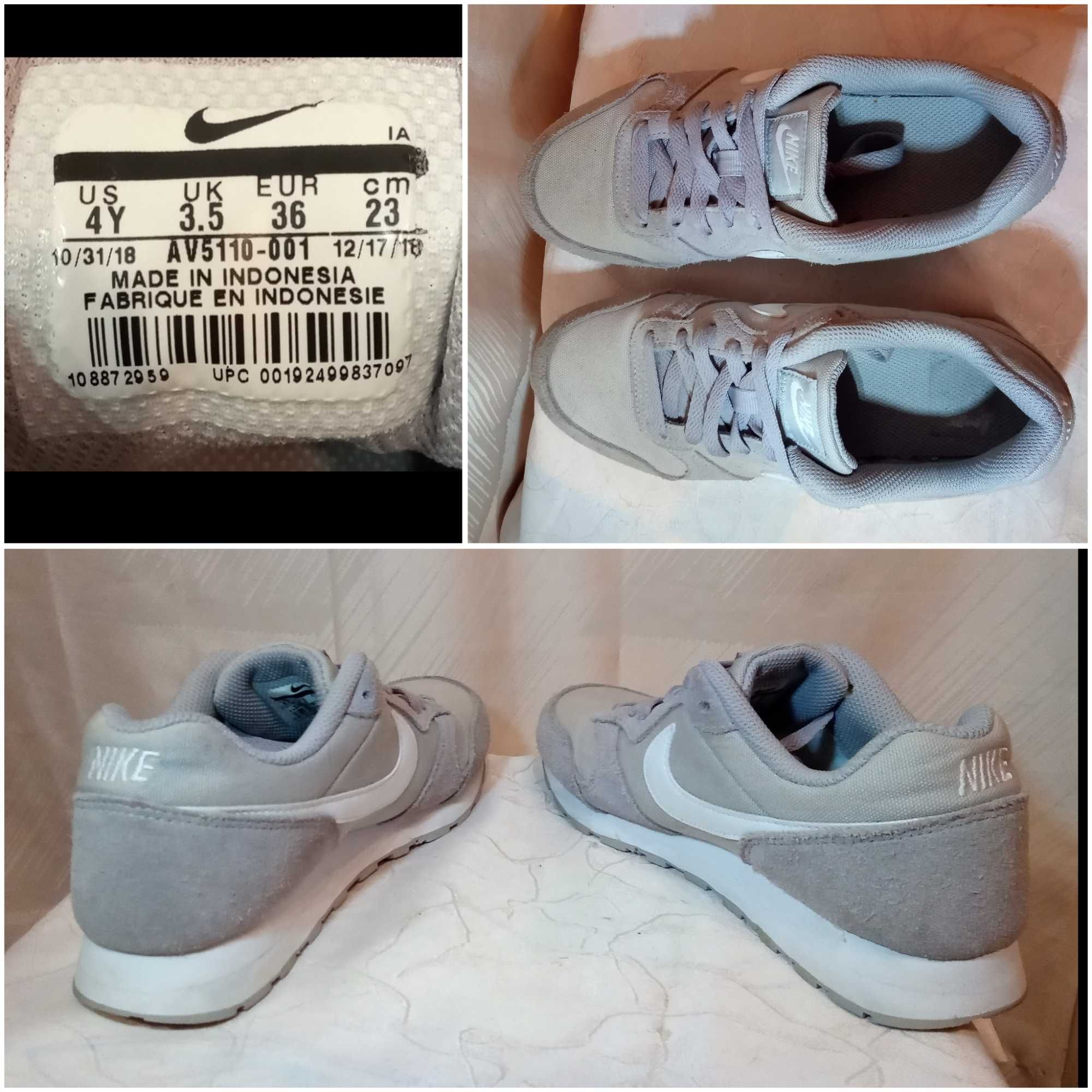 Кроссовки Nike Md Runner 2 и Nike Internationalist / 23см