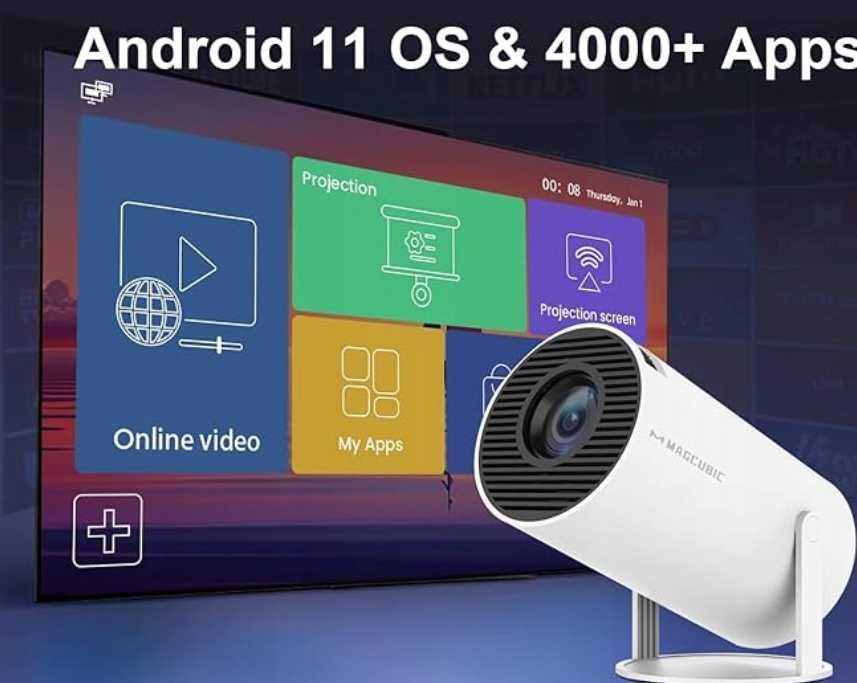 Projektor LED Magcubic HY300 4K BLUETOOTH 10000 LM WI-FI ANDROID