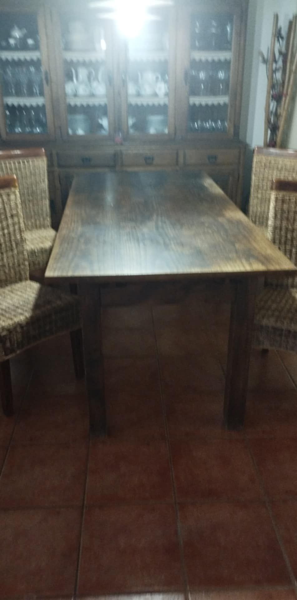 Mesa jantar rustica