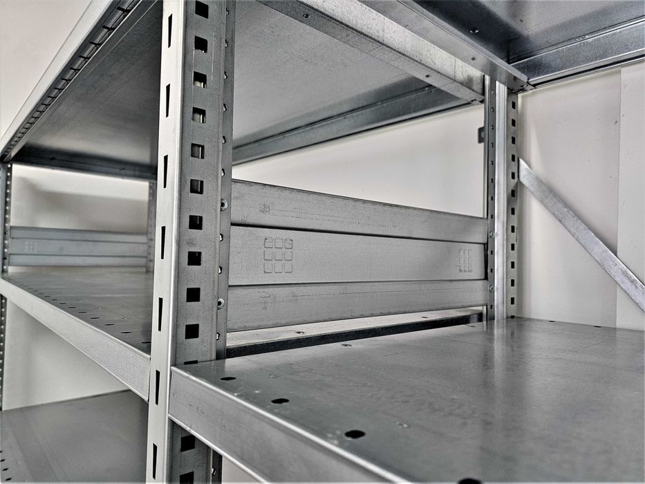 Regał Magazynowy 50x200x400cm/15p Metalowy Ocynkowany Garażowy Piwnica