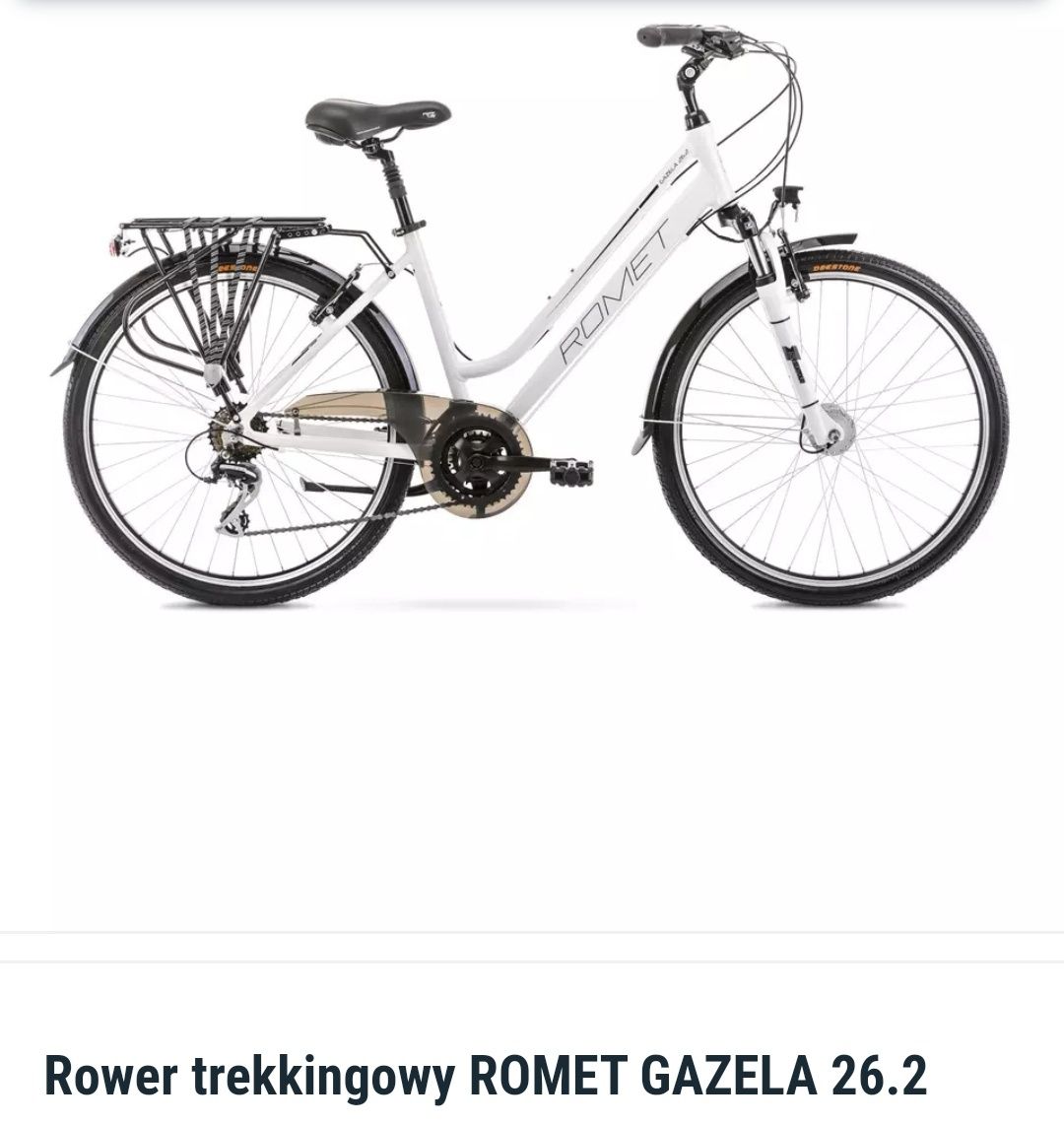 Rower damski trekkingowy Romet Gazela 26.2 S