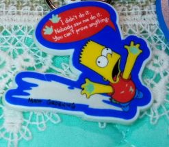 детский брелок на портфель симпсон барт британия 2002 simpsons bart