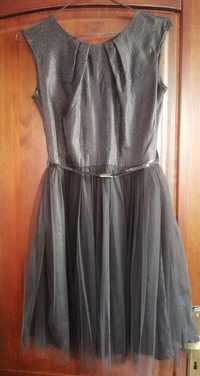 Czarna sukienka tiulowa rozmiar 38