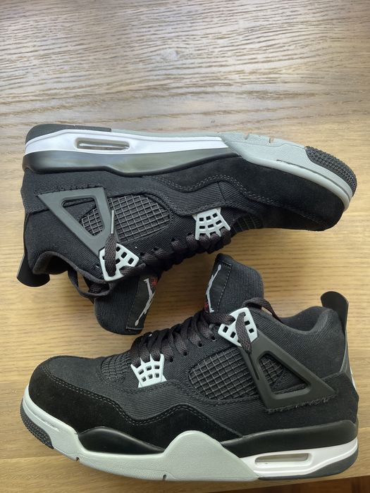 **NOVO** Air Jordan 4 Black Canvas