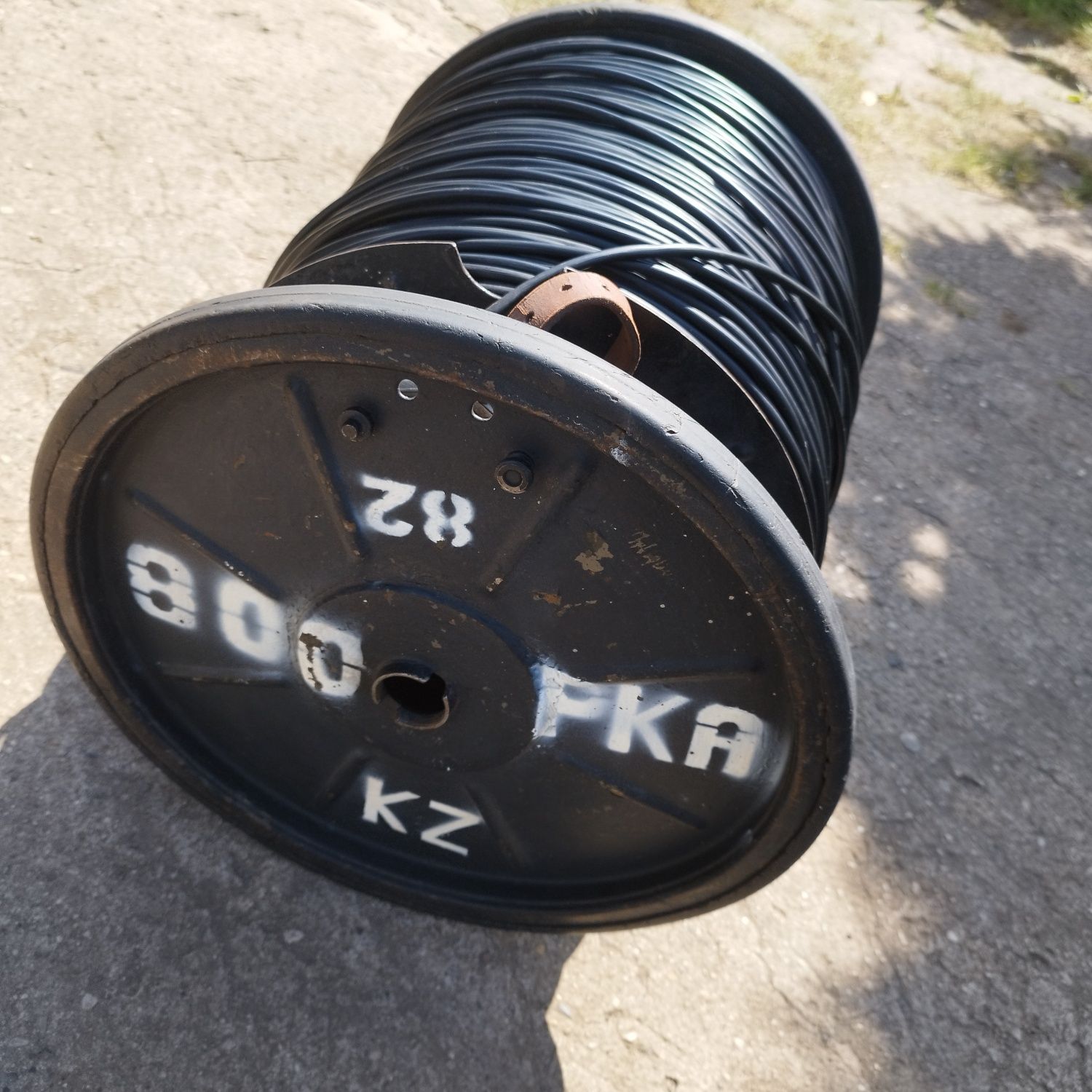 Przewód kabel 2x1.5 mm2 wojskowy plecionka uzbrojona guma