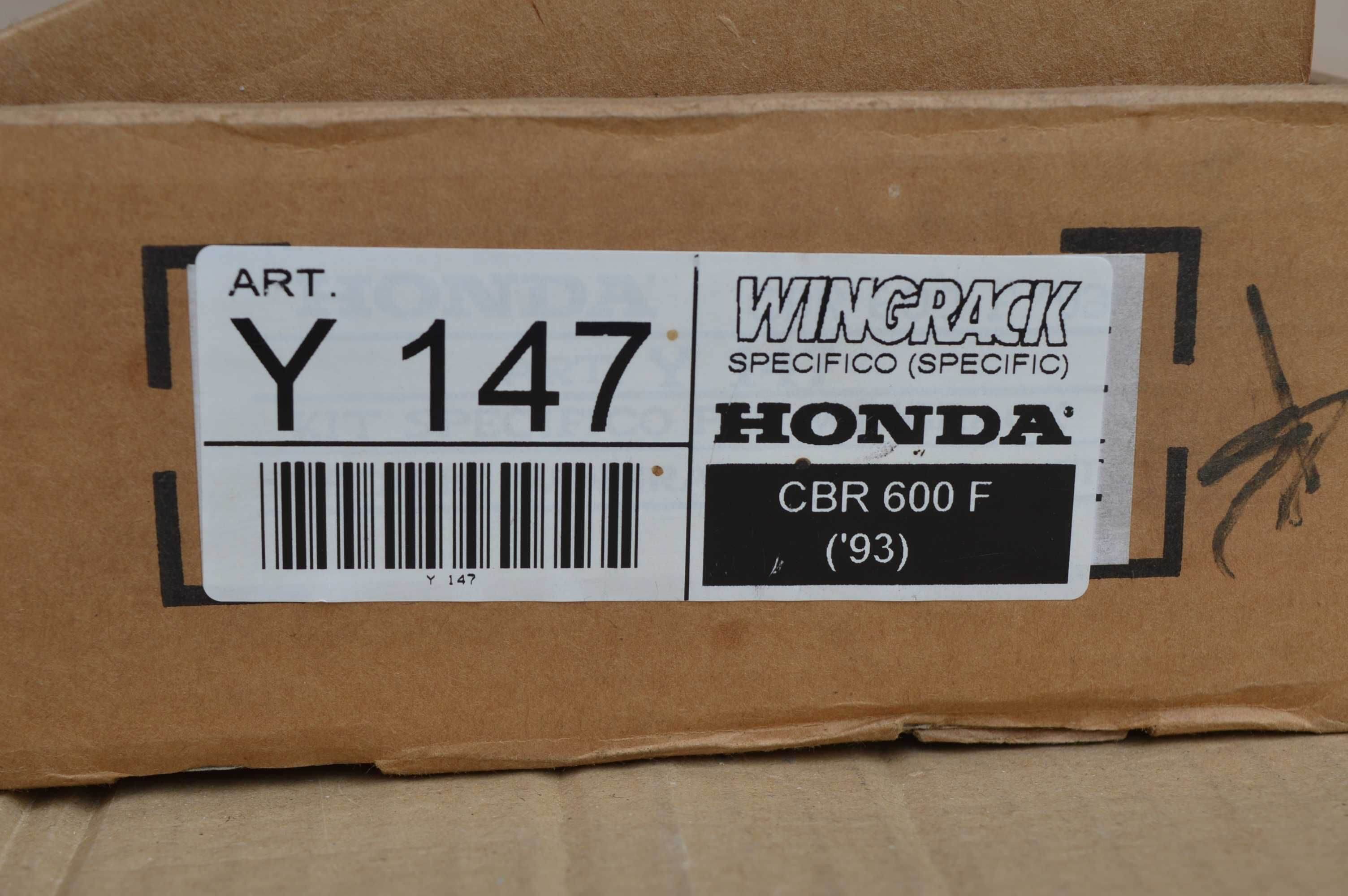 Honda CBR 600 f2 '91-94r GIVI wingrack stelaż na 3 kufry Monokey płyta