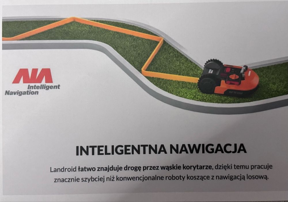 Robot koszacy Worx vision kameraHD  GPS nowy PL gwarancja