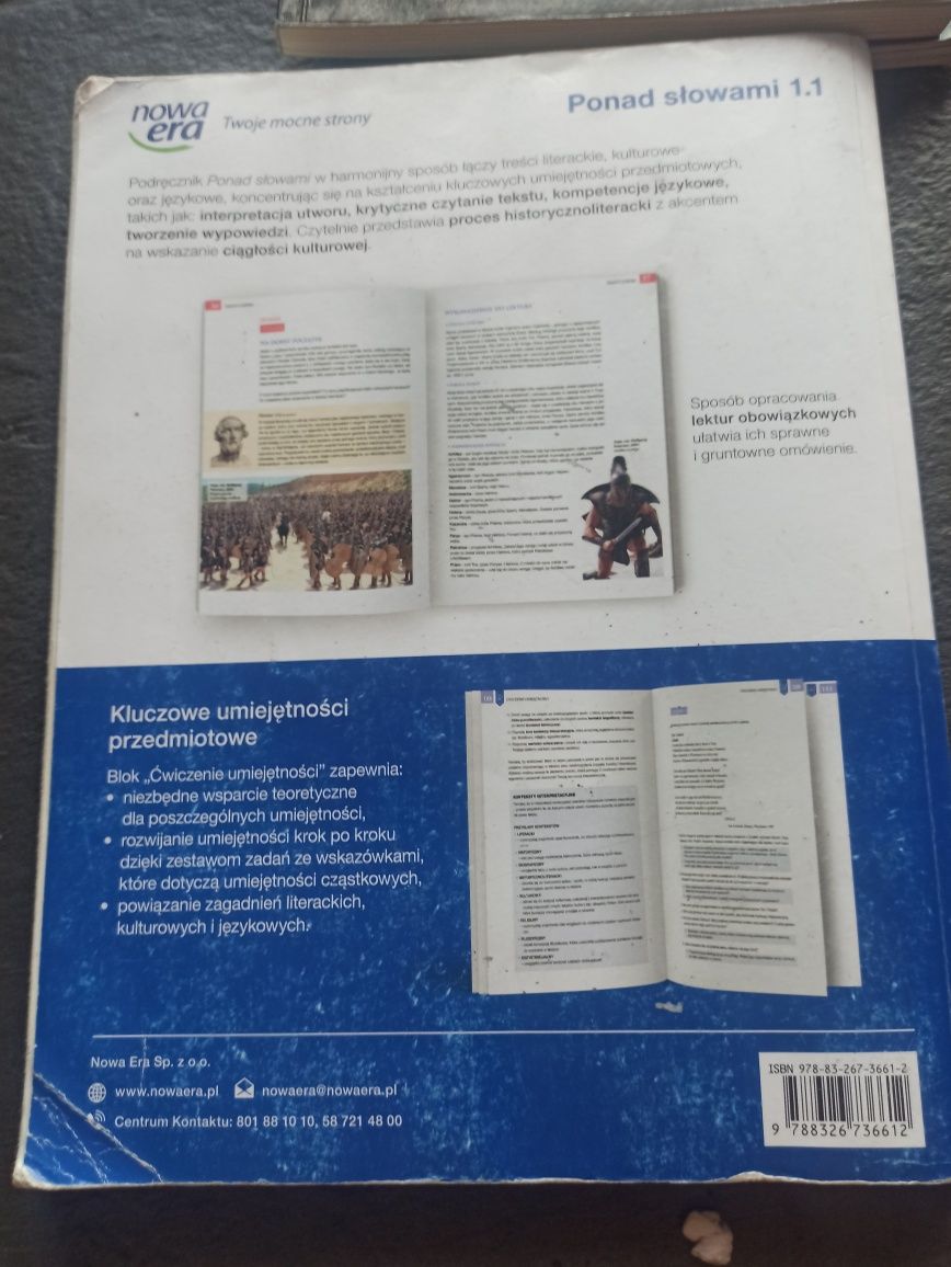 Ponad słowami 1 cz. 1 książka do języka polskiego 1