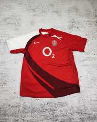 Vintage koszulka Nike England sportowa piłkarska football rugby 00s XL