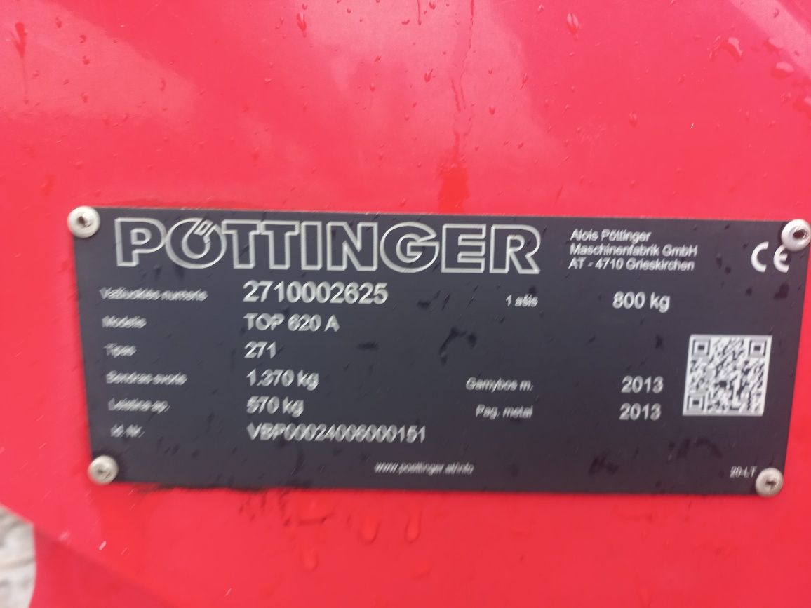 Zgrabiarka Pottinger EuroTop 620A