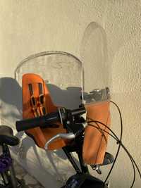 Cadeira frontal para bicicleta