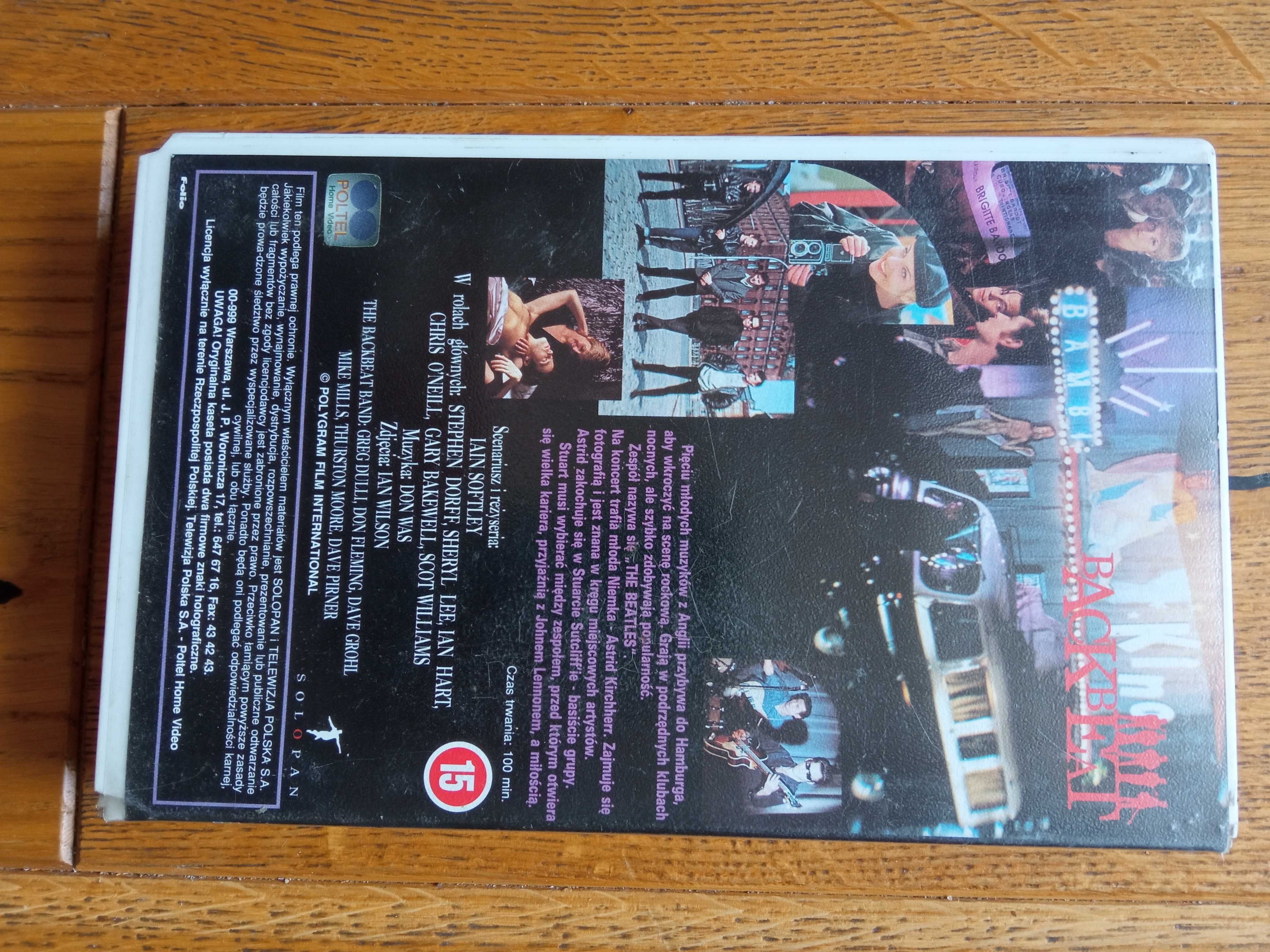 Backbeat film kaseta VHS