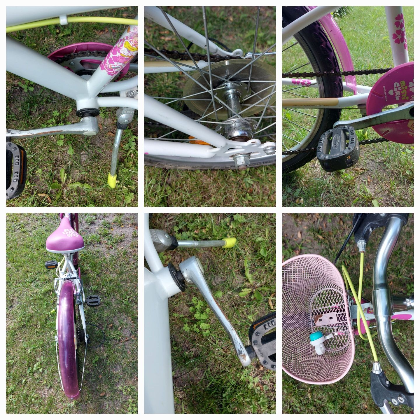 Rower dla dziewczynki 20" b'twin