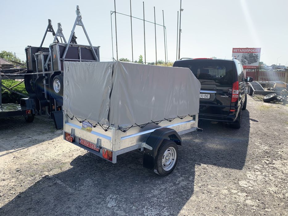 Новий Оцинкований Самосвальний Причіп в наявності! Європейська якість.