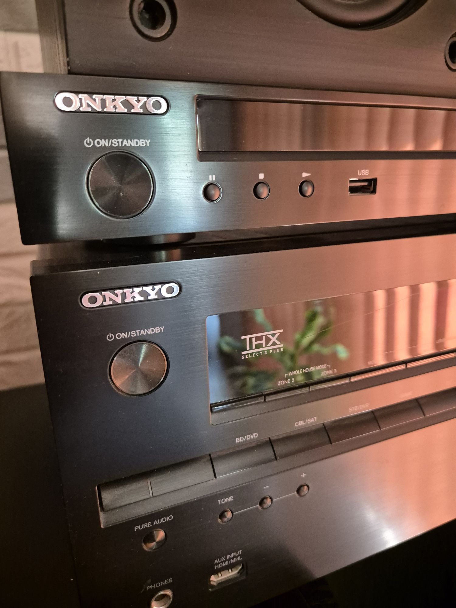 Zestaw Onkyo amplituner TX-616 BLU-RAY BD-SP309 JAMO 628 SUBWOOFER JBL