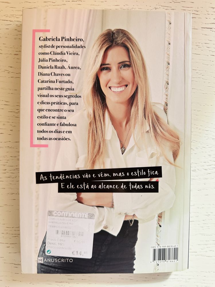 Livro O meu livro de estilo Gabriela Pinheiro stylist