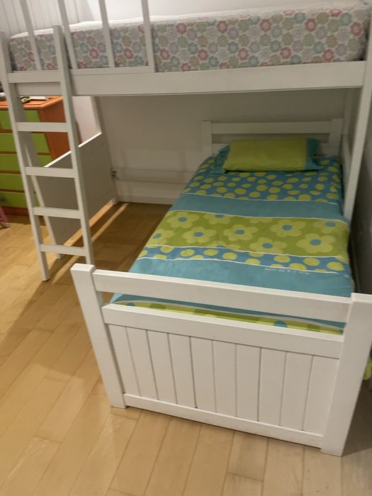 Beliche madeira maciça lacada branco