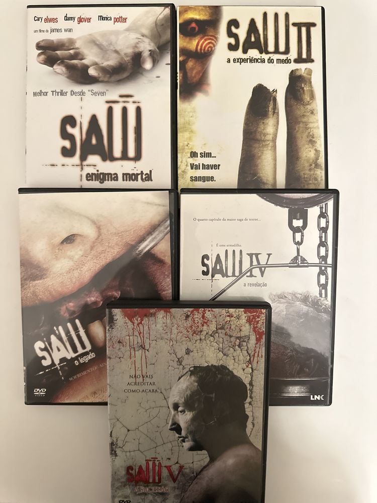 Coleção Dvd’s Saw