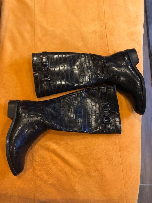 Botas cano alto usado uma vez