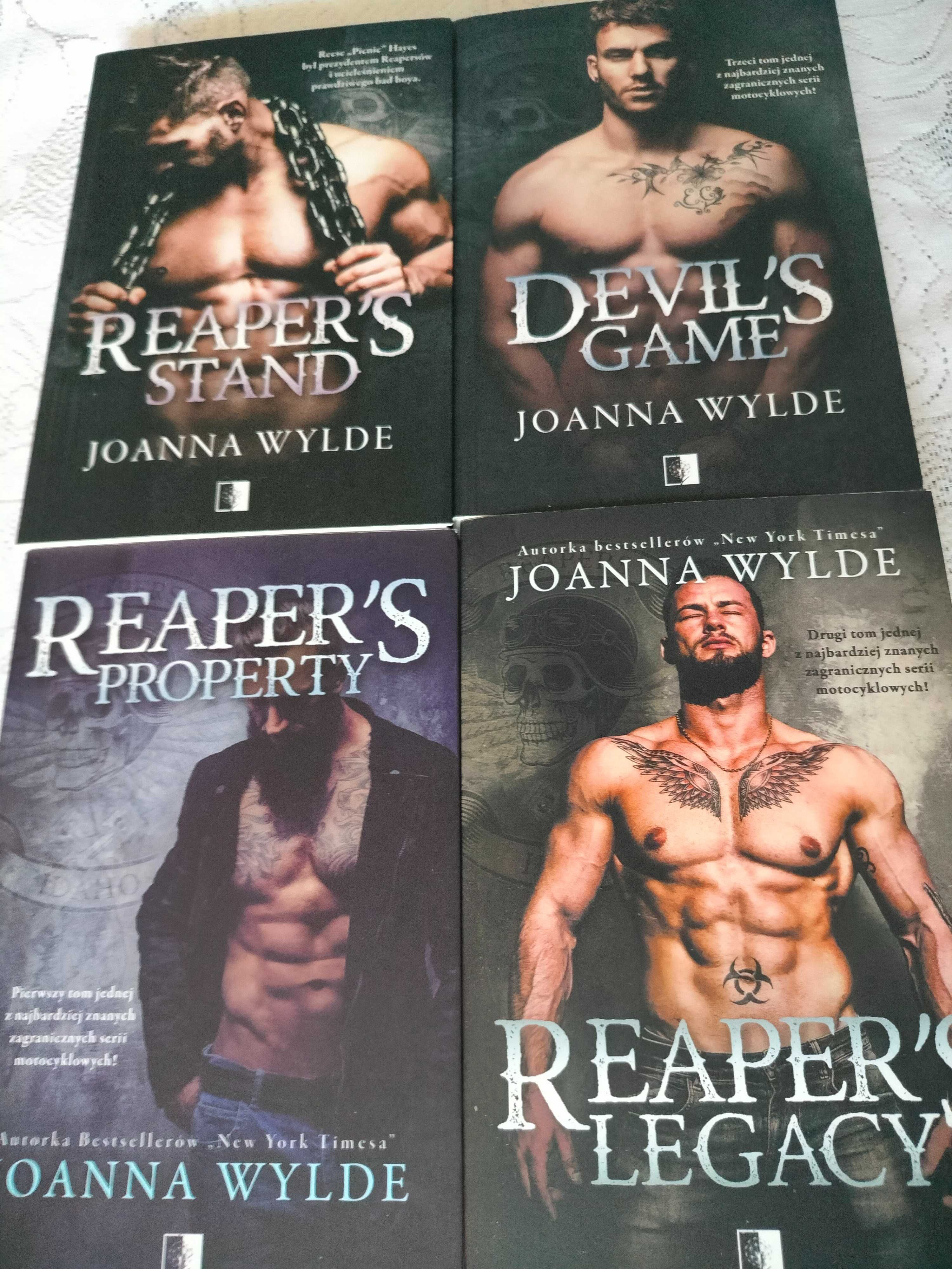 nowe książki z serii Reapers MC Joanna Wylde