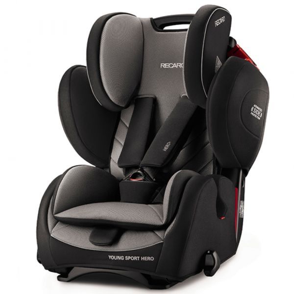 Cadeira auto  Recaro Young Sport Hero 1/2/3 Carbon Black