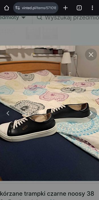 Skórzane trampki noosy 38