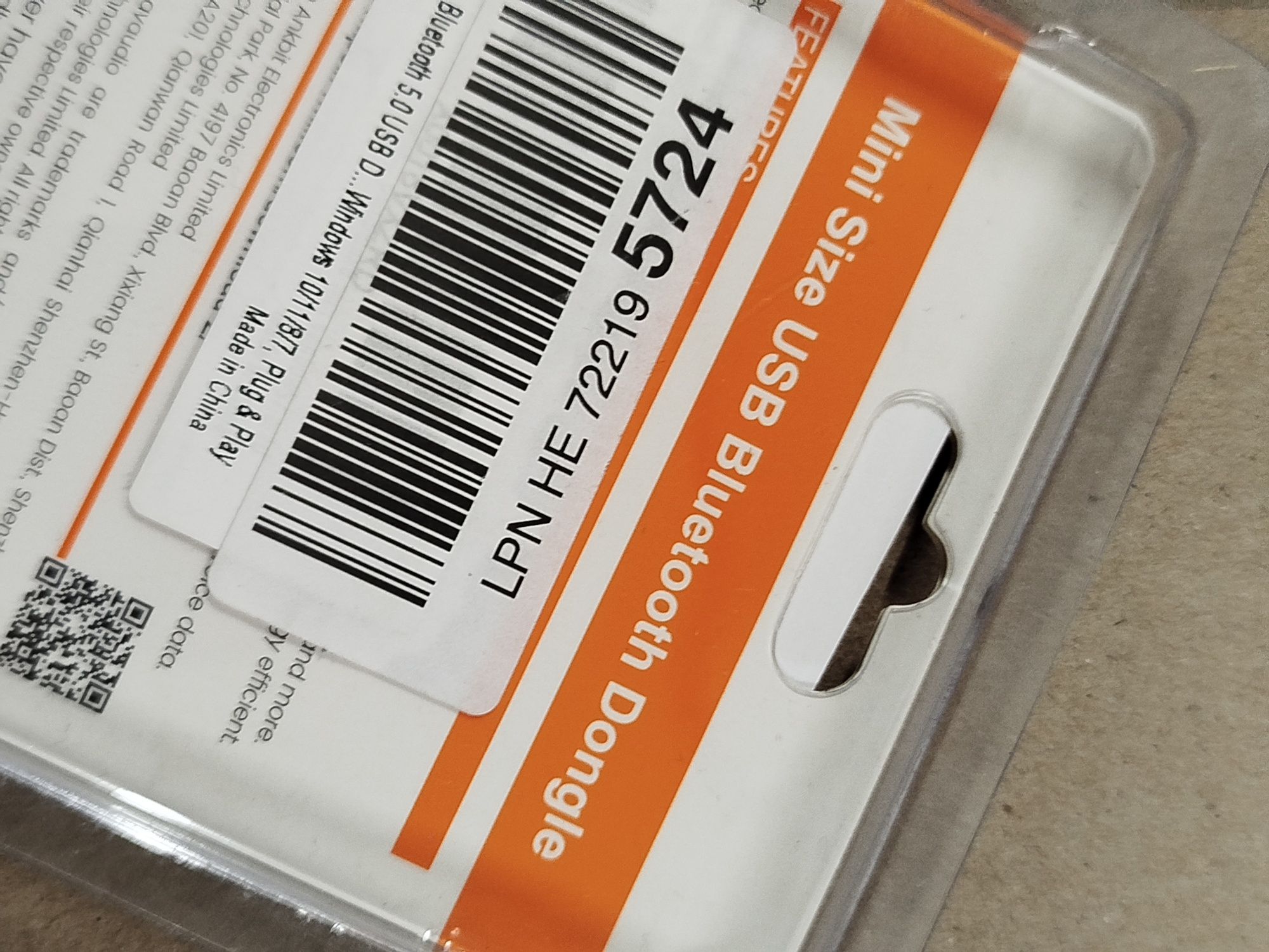 Adapter USB bloototh 5.0 (A9)
