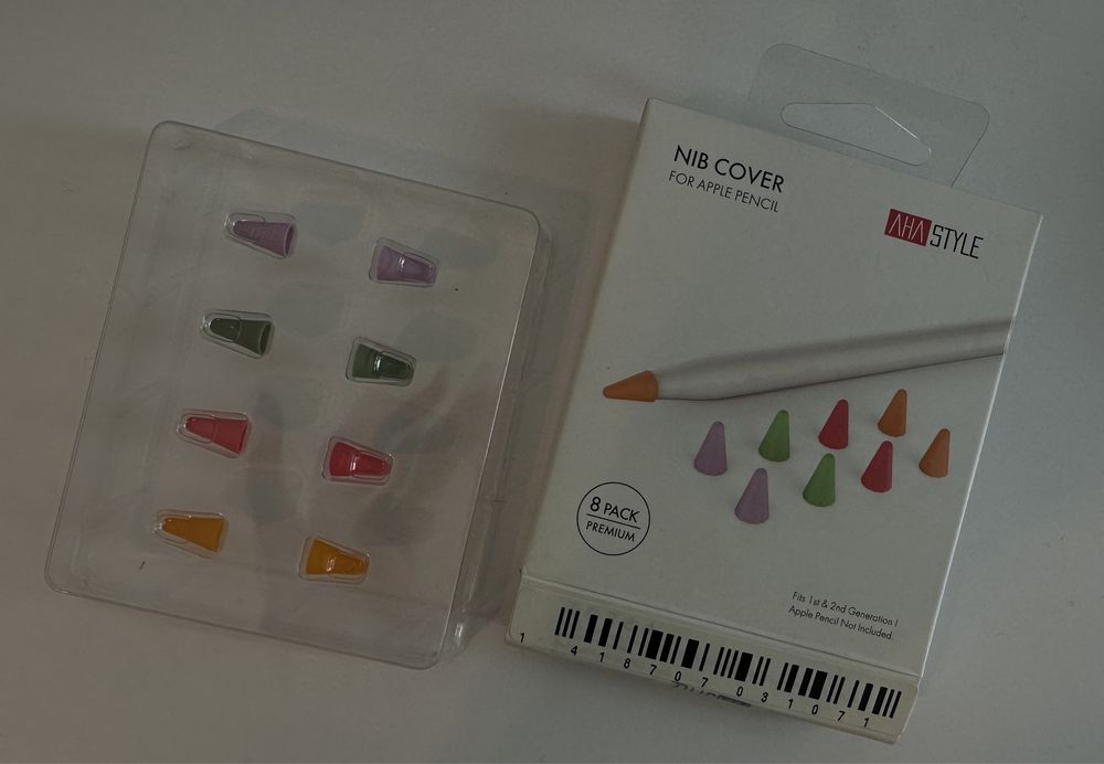 Силіконові наконечники AhaStyle Nib cover для Apple Pencil