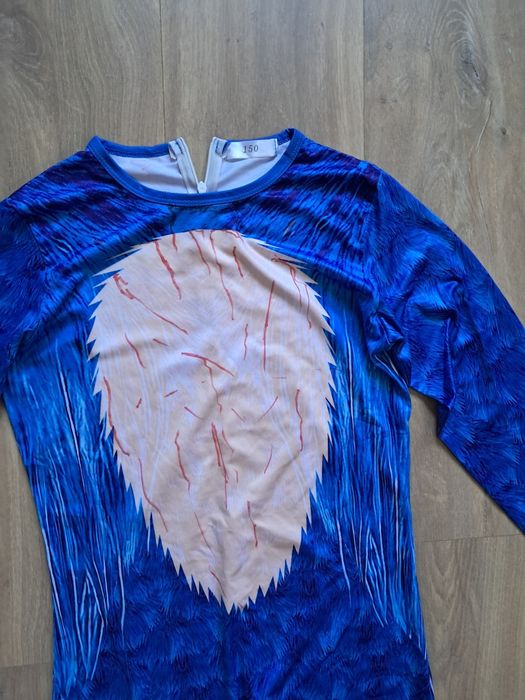 Sonic strój przebranie kostium kombinezon 152