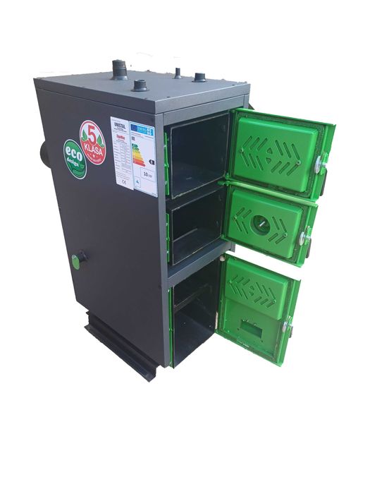 Kocioł Kotły na Drewno/Węgiel/Pellet Piec Piece 10kW do 120m2 5KLASA!