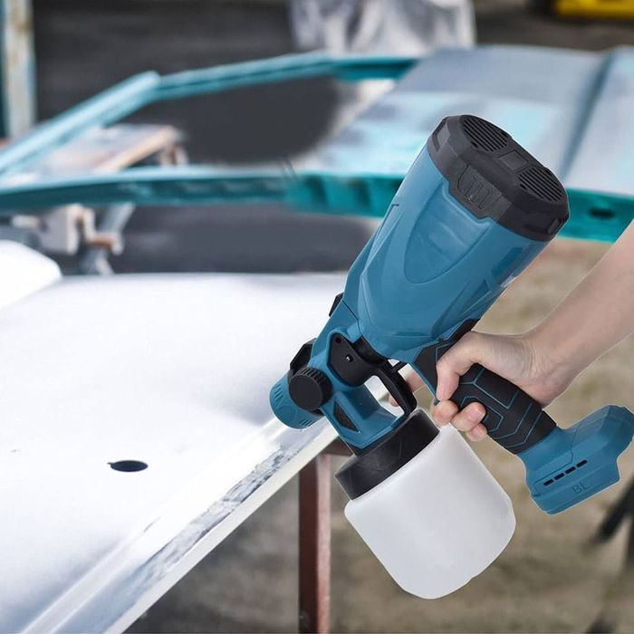 Фарбопульт акумуляторний 24В, 800мл + 2 акумулятори, JK-SG1