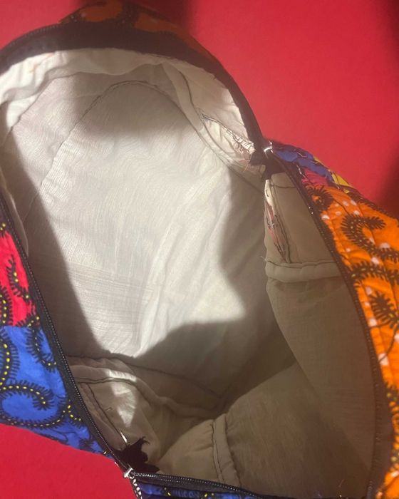 Трендовый яркий хлопковый рюкзак африканский принт Handmade 46*30*17