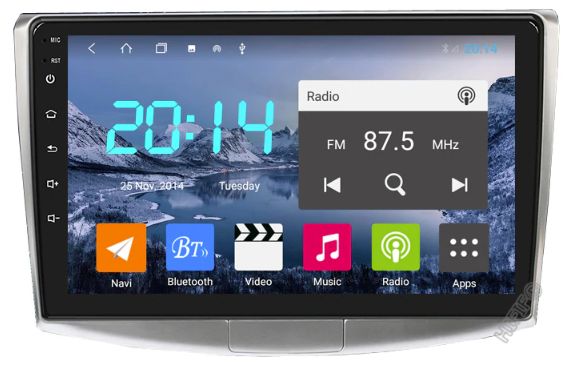 Rádio Android 2Din - BMW/Vw/Seat/Ford/Honda/Toyota-Novo.