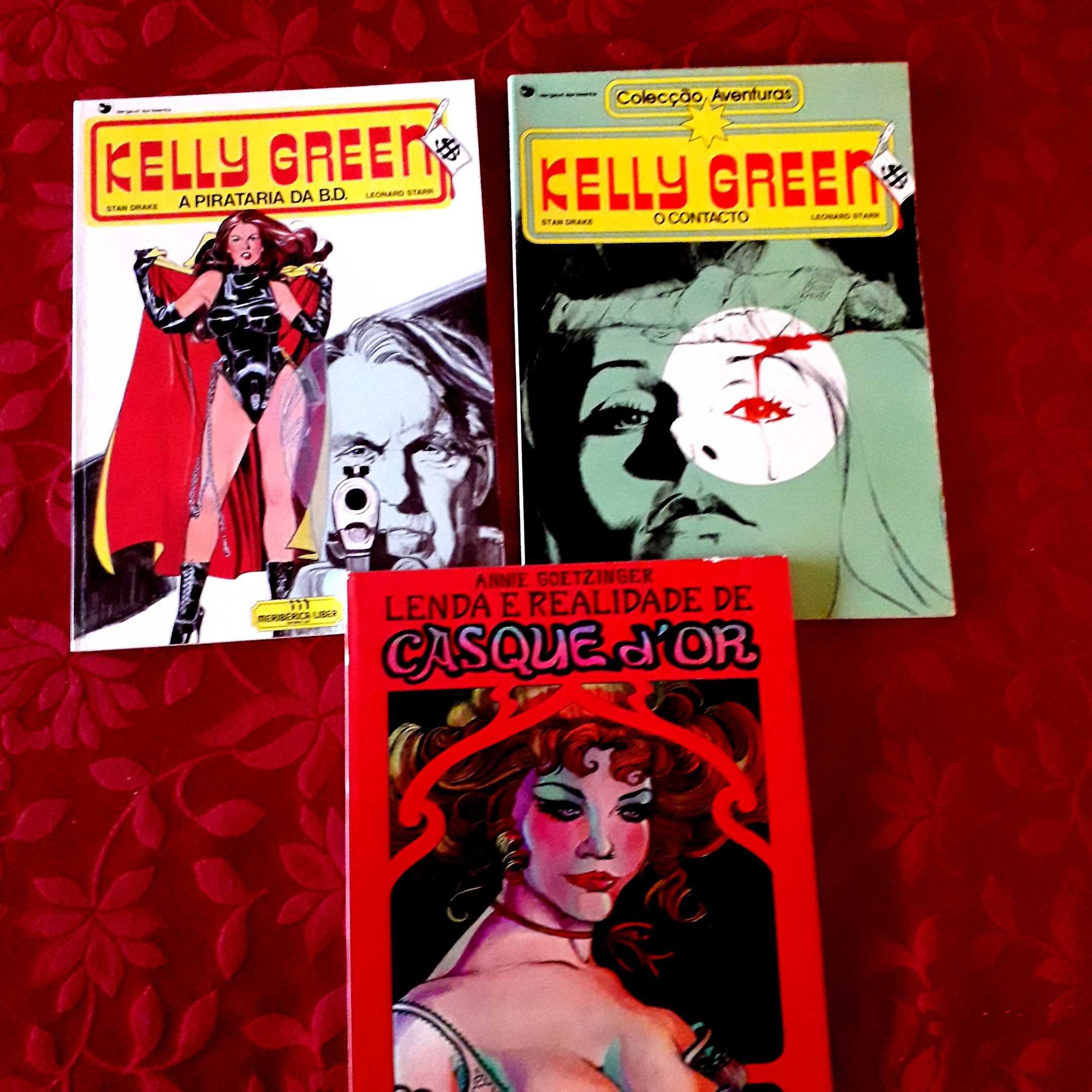 Livros BD - Scarlett Dream/Harry Chase/Kelly Green/Casque d'Or