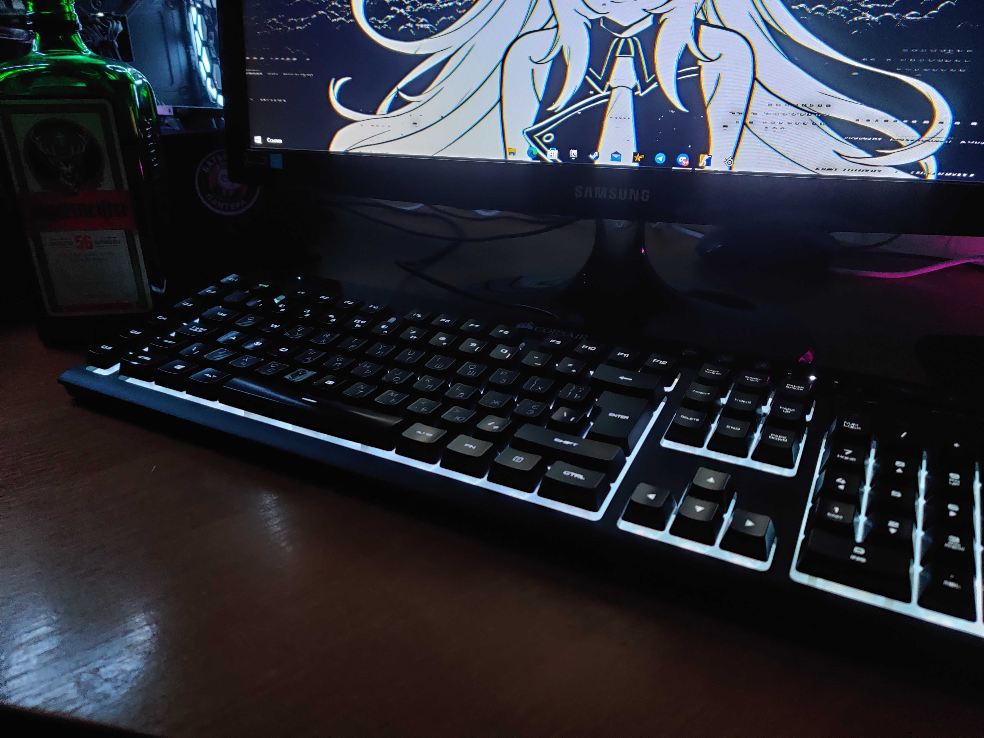 Геймінгова клавіатура Corsair K55 RGB Keyboard