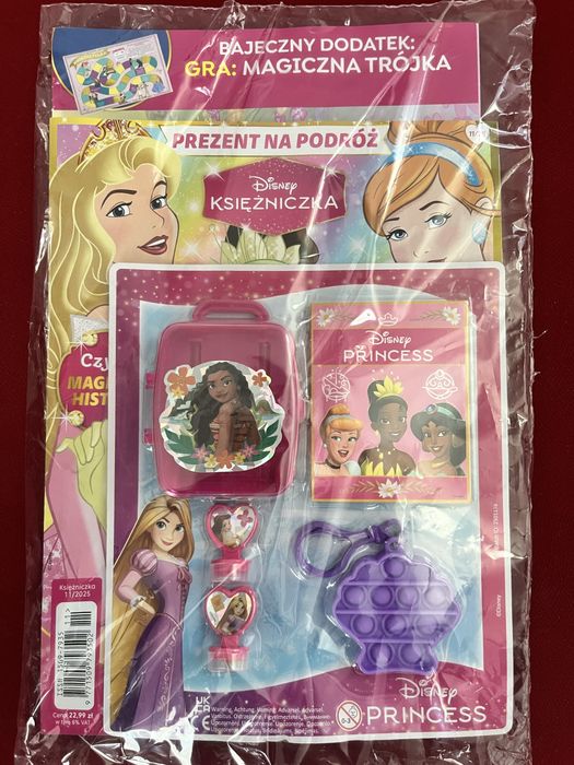 Gazetka Księżniczka Princess Disney nr 11/2025+prezent na podróż