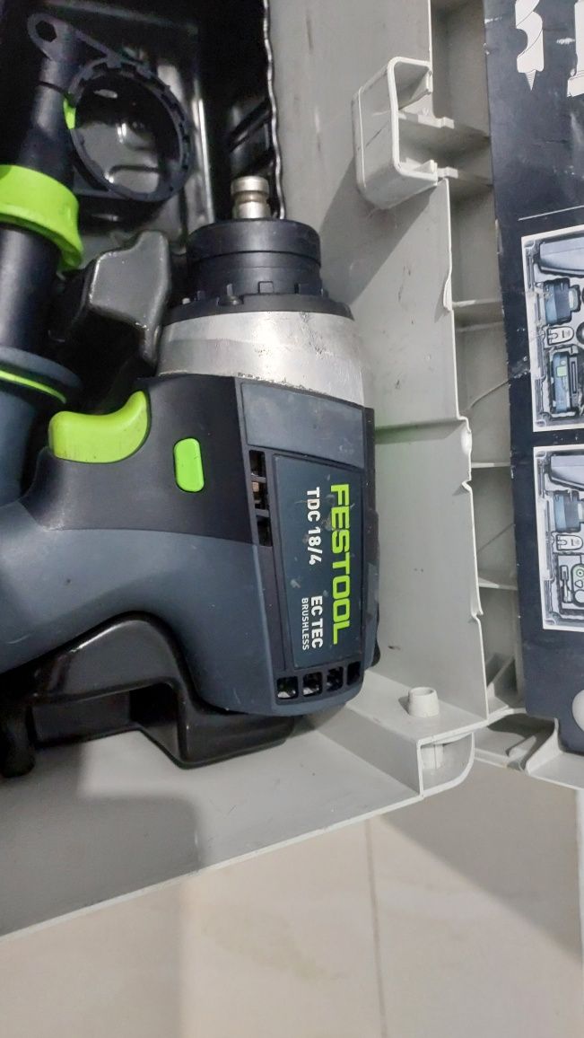 Акумуляторний дриль-шурупокрут Festool Quadrive TDC 18/4-Basic