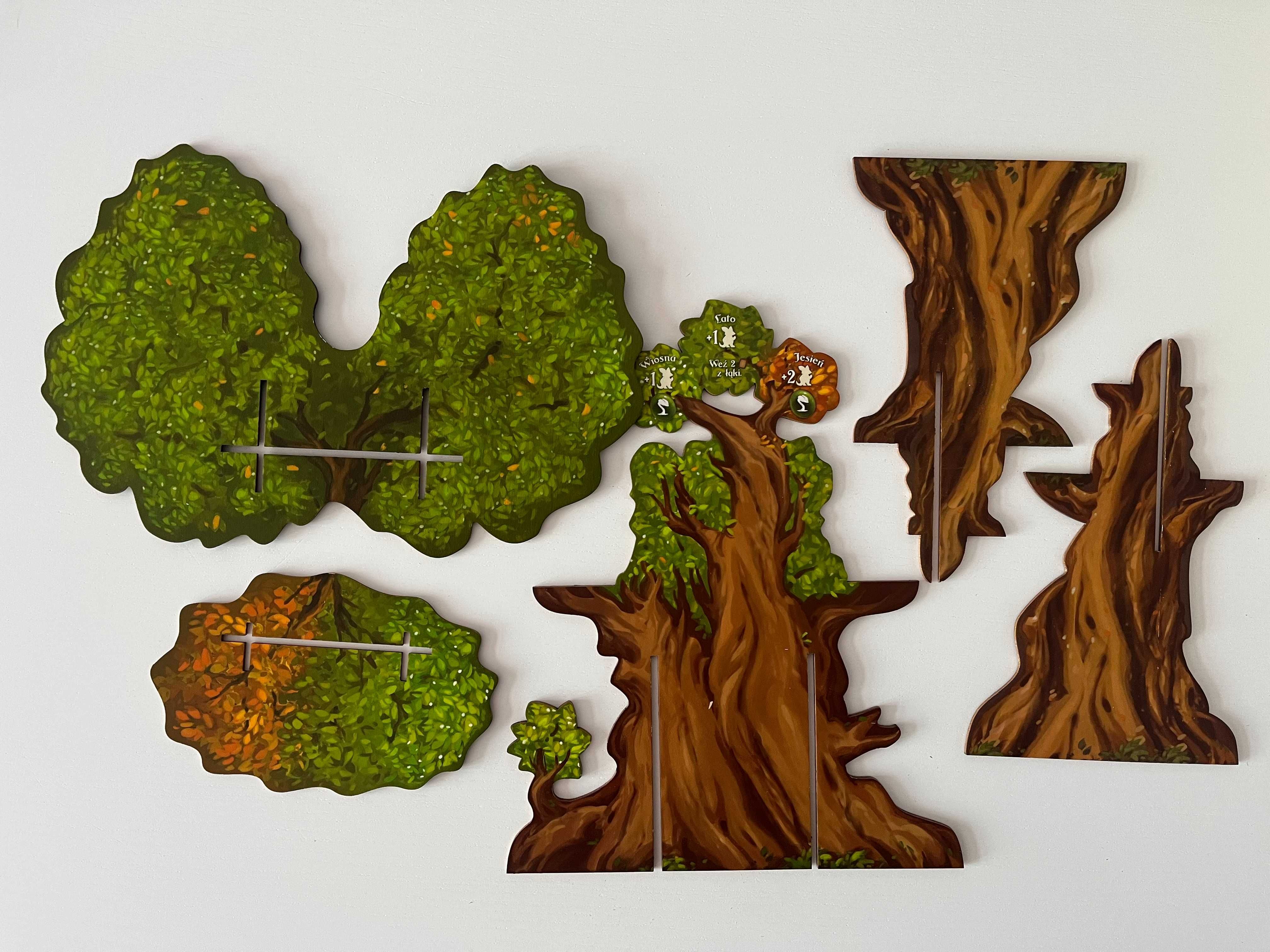 Everdell kompletna kolekcja - pudełko, pojemniki, drzewo, wkładka 3D