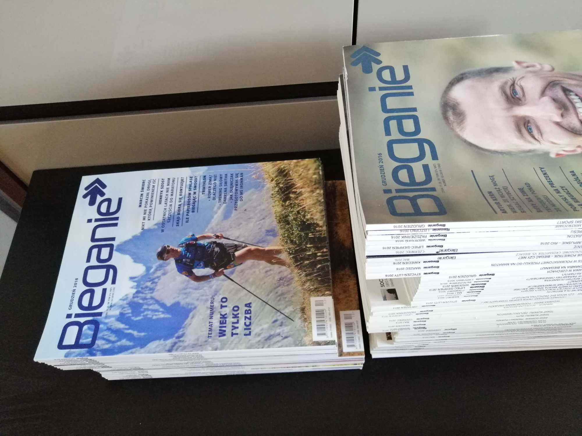 Magazyn "Bieganie" - komplet numerów z lat 2012-18