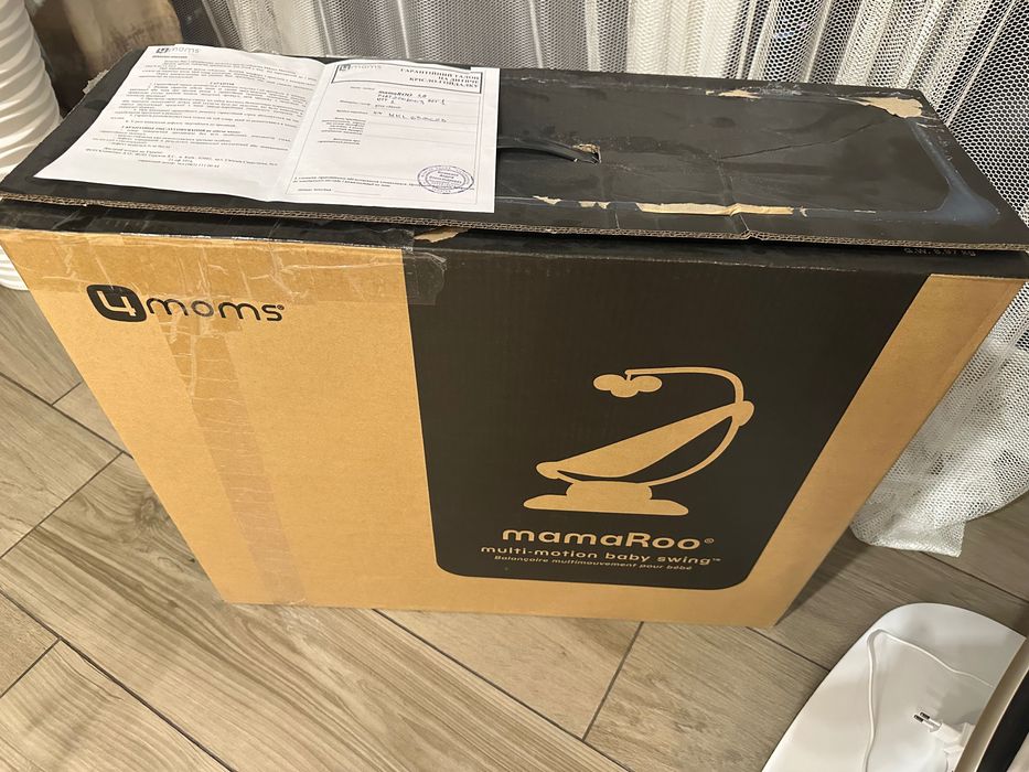 Крісло-гойдалка 4moms MamaRoo 5.0 Grey classic, модель 2024 року