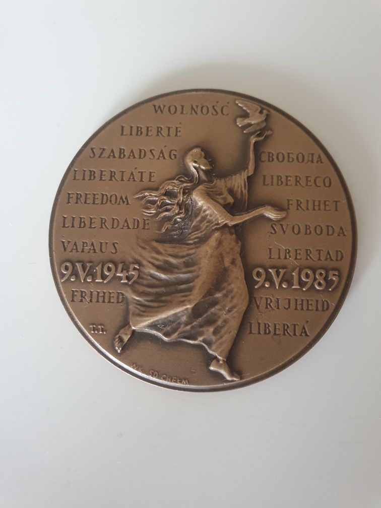 Medal kolekcjonerski. 40 sta rocznica zwycięstwa