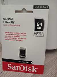 Флеш накопичувач:64 GB SanDisk Ultra Fit USB 3.1 Gen 1