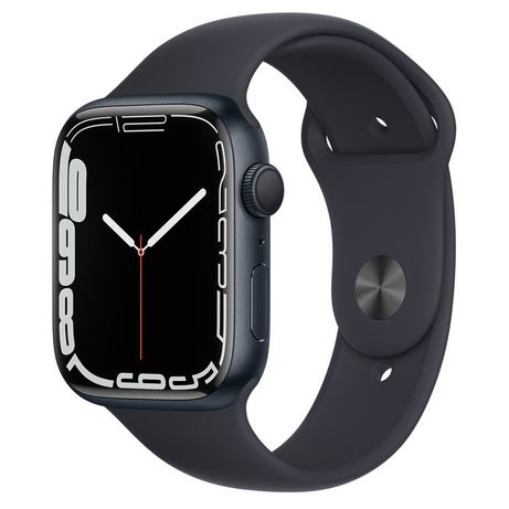Apple Watch Ser 8 GPS 45mm Midnight Alum Case w. Midnight Sport MNP13
