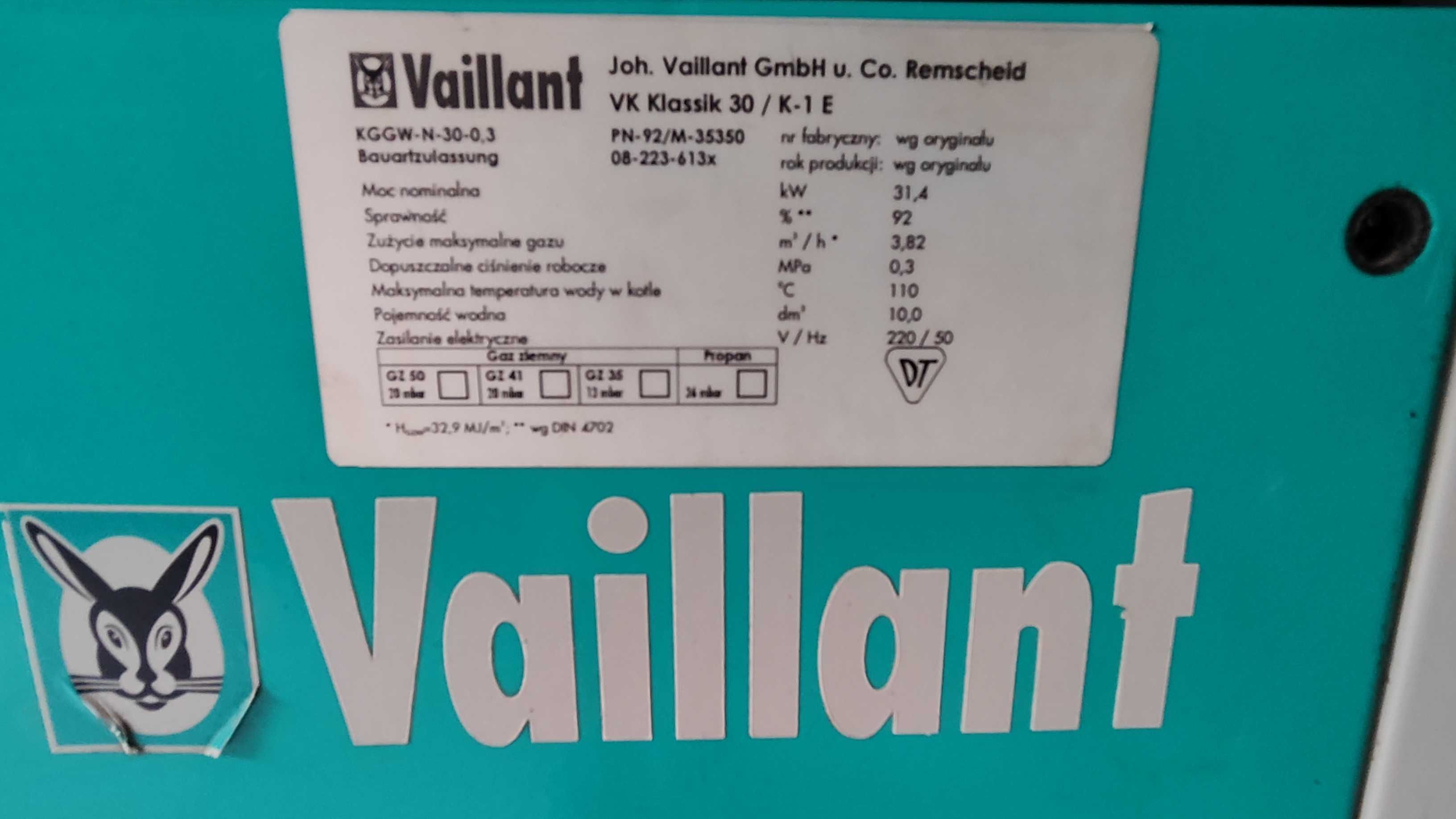 Żeliwny piec gazowy Vaillant