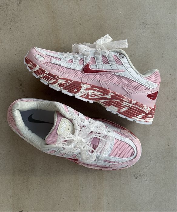 ТОП ПРОДАЖІВ‼️ Жіночі кросівки Nike P-6000 Custom Pink  рожеві
